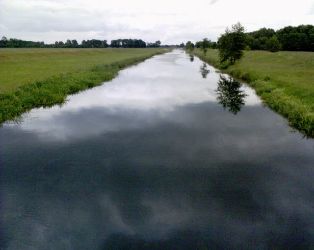 Die Spree- kerzengerade!