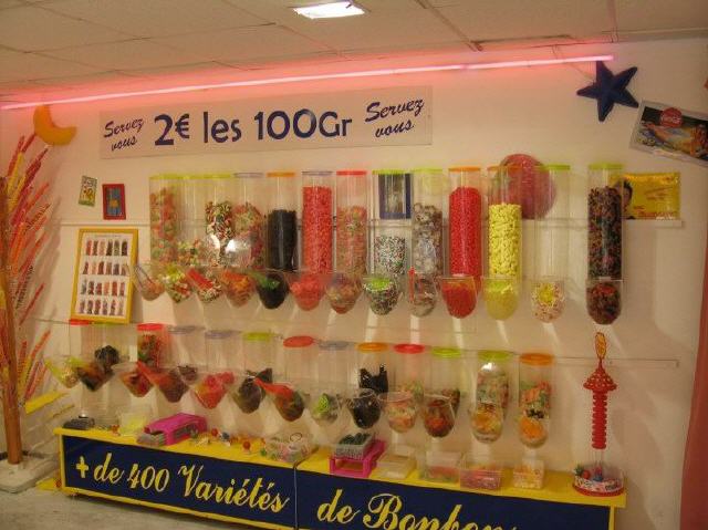 Das bunteste Süßzeug gibt es wohl in Frankreich!
