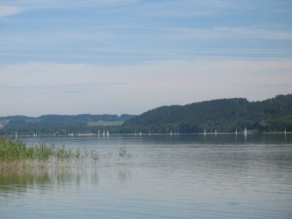 Wett- Stehen auf dem Simssee