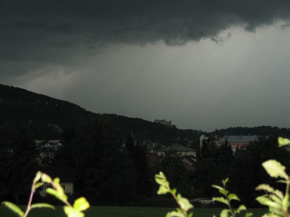 Das Unwetter - an diesem Bid ist nix gefärbt